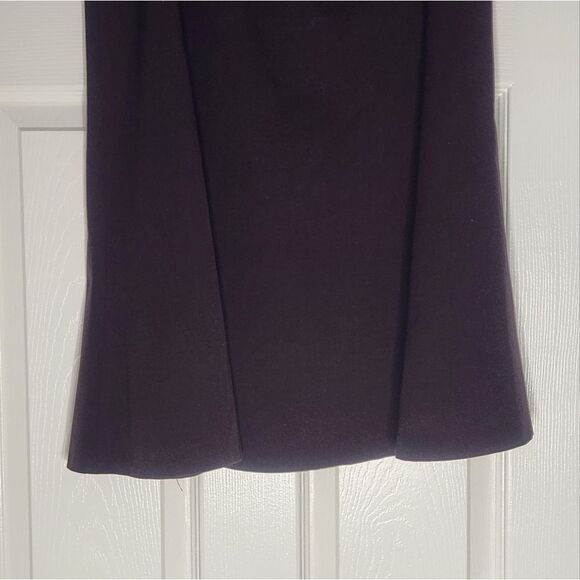 Chaps 12 Brown A-Line Knee-Length Zipper 6 Wedges Women's Skirt - Picture 2 of 5